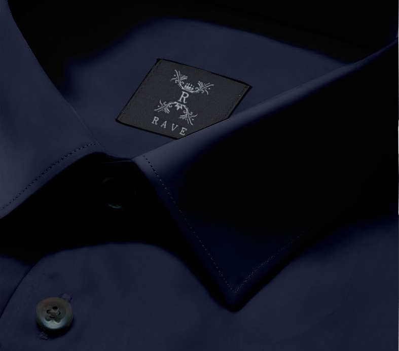 The Western Shirt Shirt Detail of Albiate Washed Denim Western Shirt