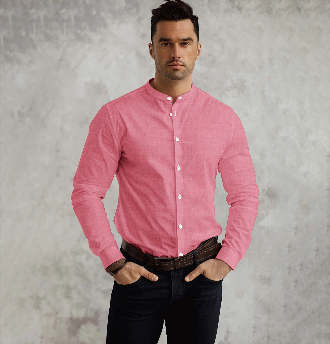 Airthreads Men's Shirt, Oxford Cotton Button Down, Long
