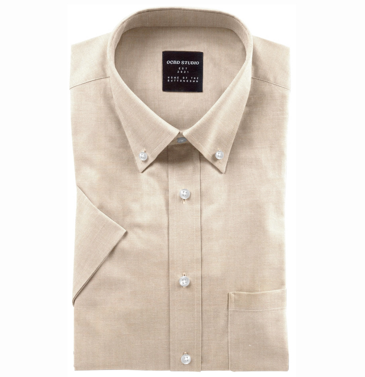 Tan oxford shop shirt