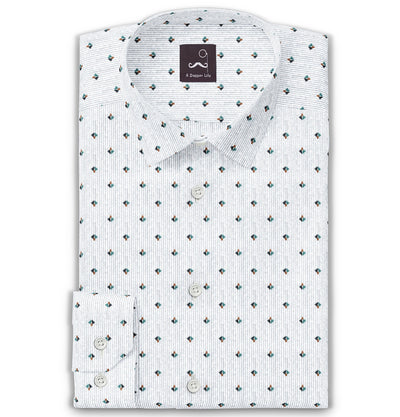 Stripe Bloom dress shirt