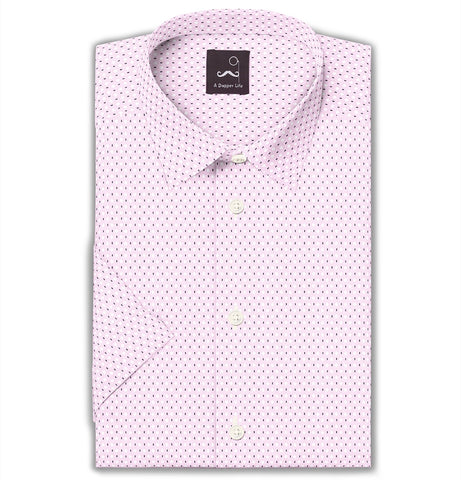 Pure Cotton - Short Sleeve - Pink Print