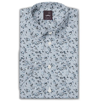 Twilight Blossom Short Sleeve Shirt