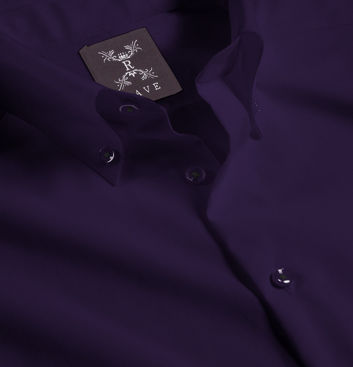 open lace back dress Airthreads Men's Shirt, Wrinkle-Resistant, Long Sleeve, Deep Purple,  Tailored Fit