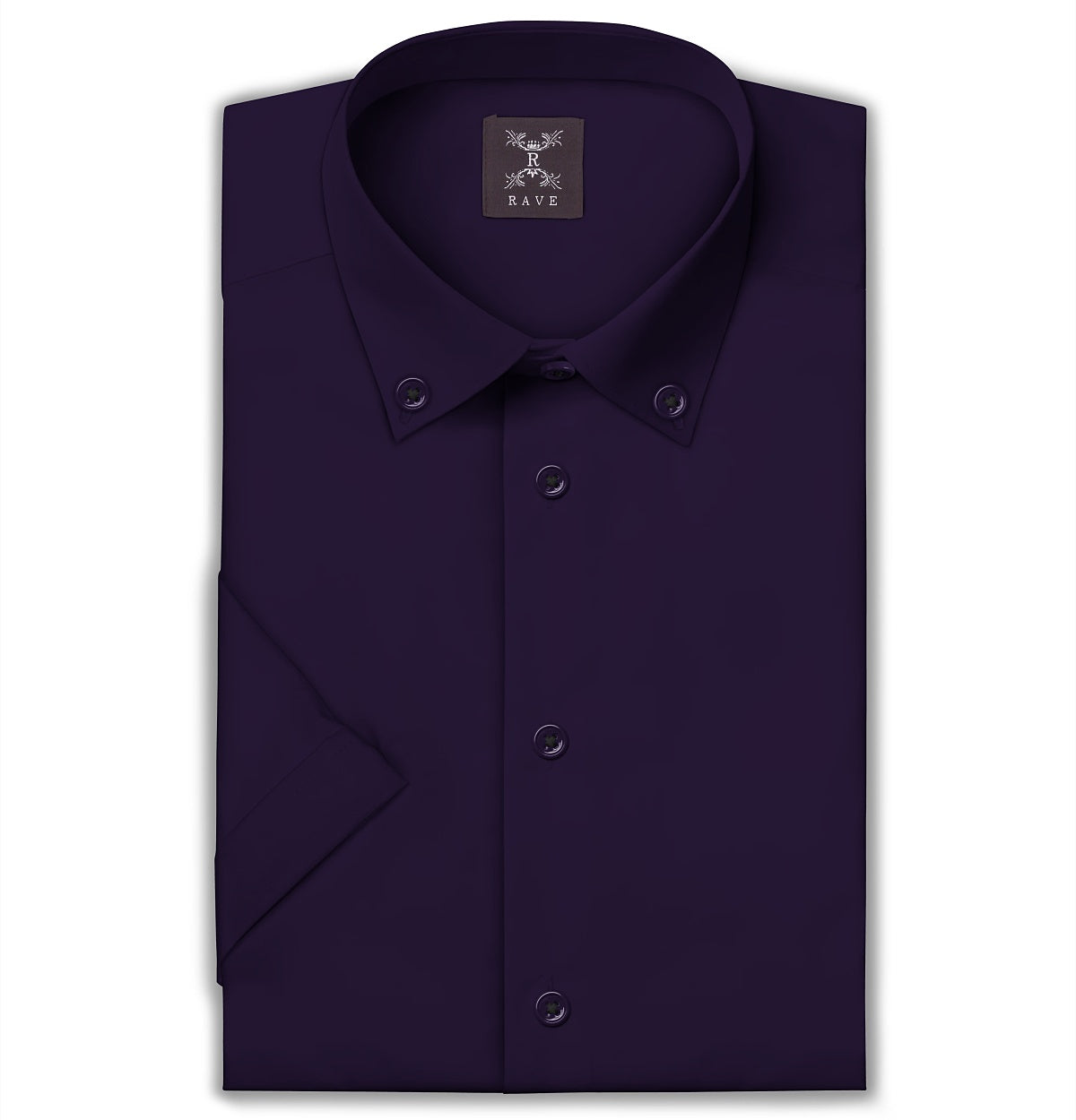 dark purple mens dress shirt TUSCANY Men's Regular-FIT Solid Long Sleeve Button Down Made out of 65% cotton and 35% polyester Hisdern Men's Dark Purple Plaid
