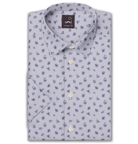 Pure Cotton - Short Sleeve- Hint of Lavender Blossom