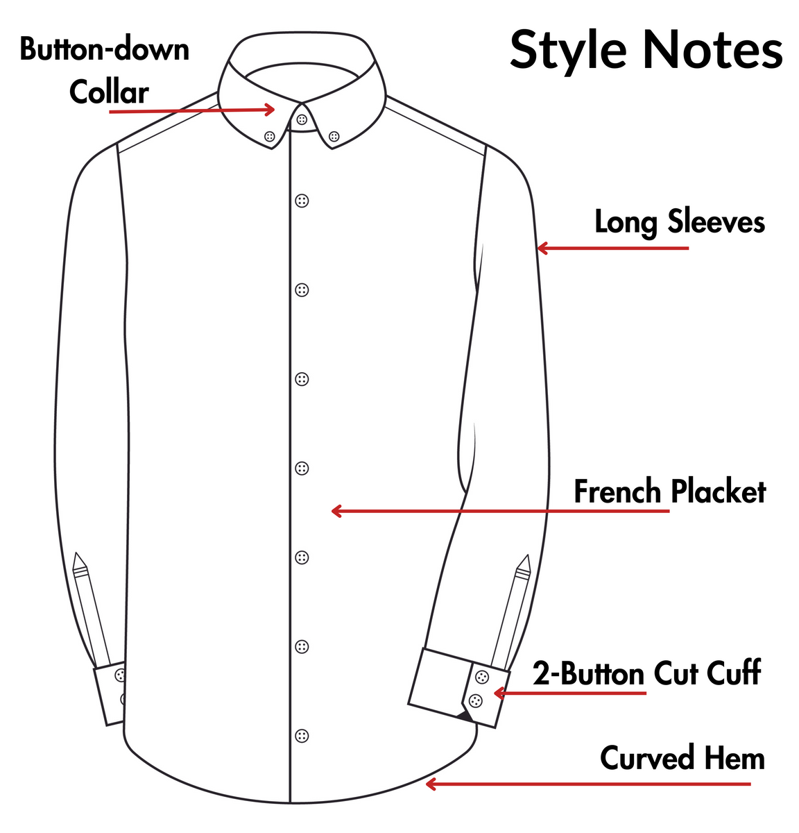 Marquis Men's Long Sleeve Dress Shirt - Wrinkle-Resistant, Regular Fit, Big & Tall Sizes - View #4