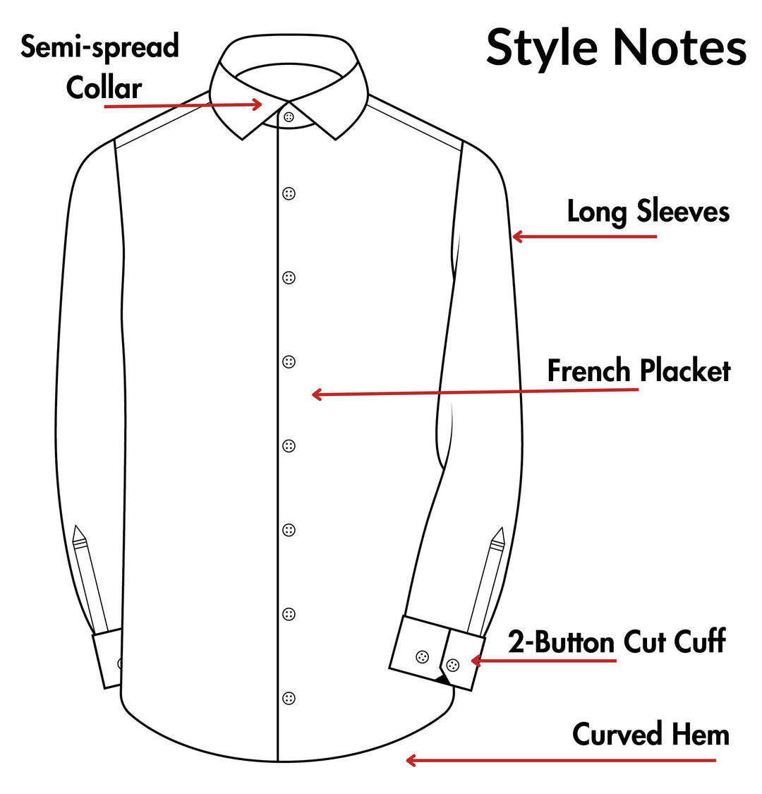 semi spread collar dress shirt Airthreads Men's Shirt, Pure Cotton, Long Sleeve, Beige Diamond Grid, Tailored Fit