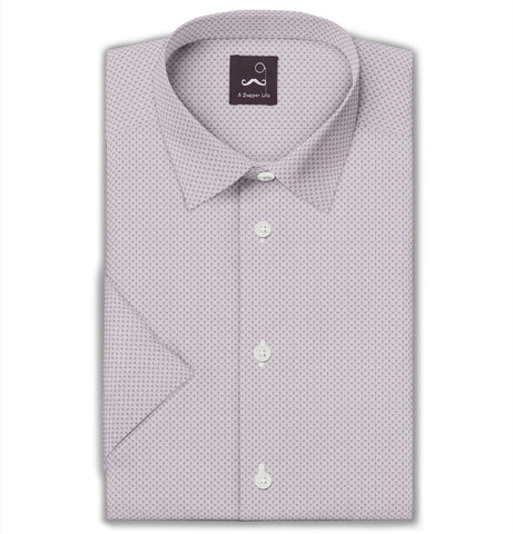 Pure Cotton - Short Sleeve - Lilac Print
