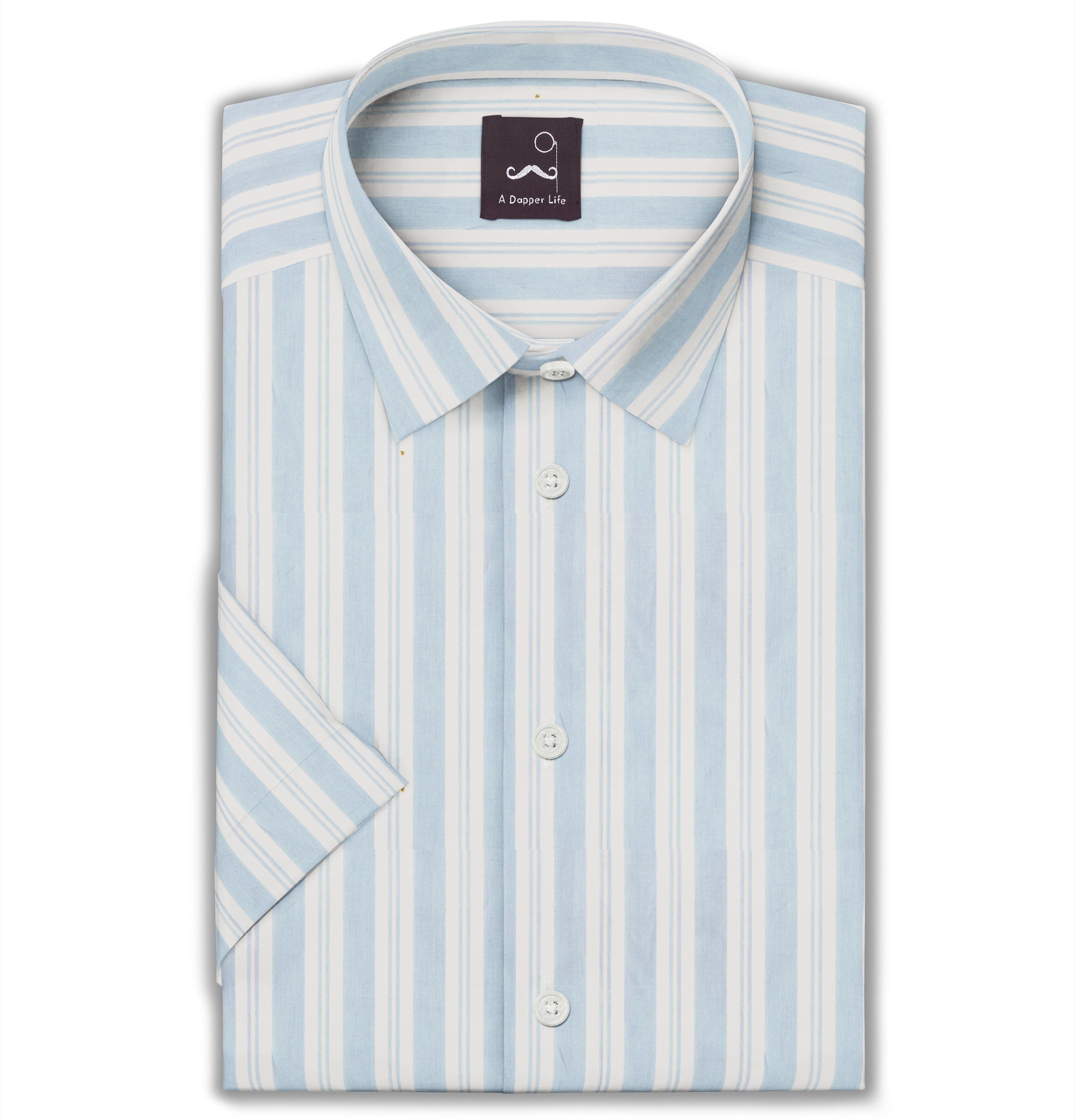 【2plan】Parry stripe short sleeves shirt Parry stripe short sleeves shirt - 2PLAN | 60% - Asian