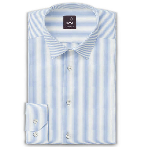 Pure Cotton - Long Sleeve - Blue Stripes