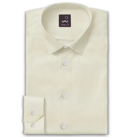 Pure Cotton - Long Sleeve - Yellow Stripes