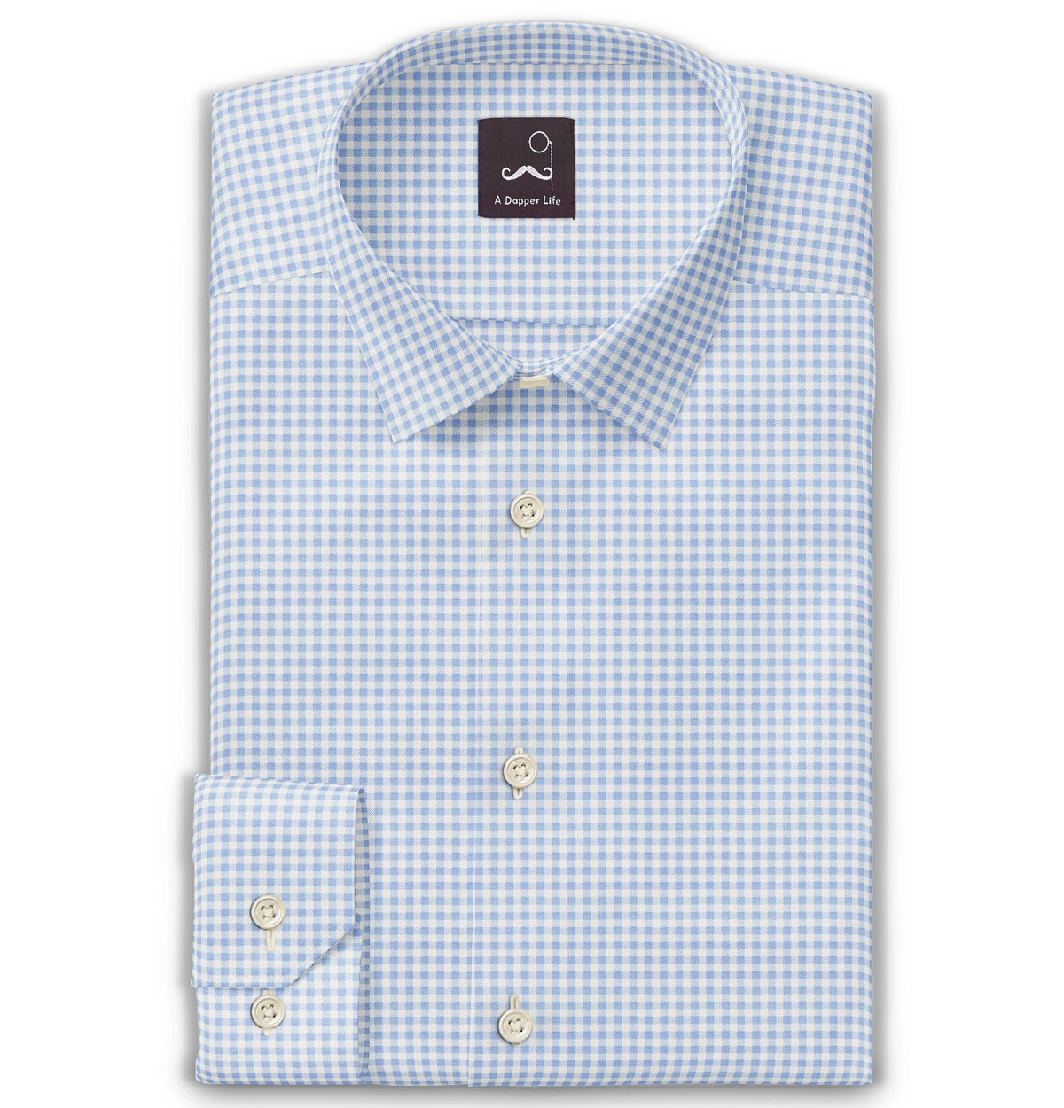 Off white blue check shirt shop