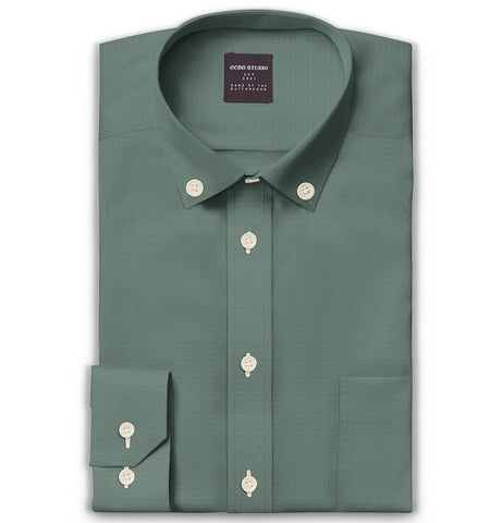 Oxford - Button-Down Collar - Long Sleeve - Sea Green