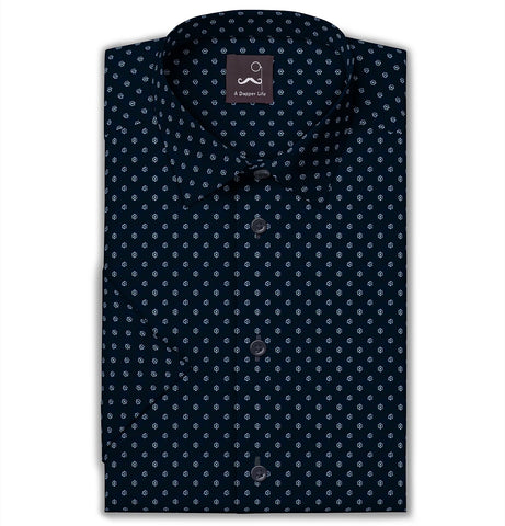 Pure Cotton - Short Sleeve - Navy Hex