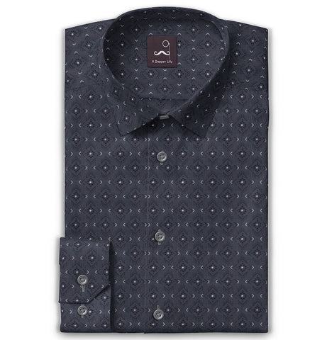 Pure Cotton - Long Sleeve - Charcoal Prism