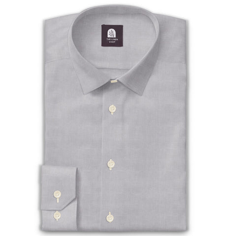 Cotton Linen - Long Sleeve - Light Gray