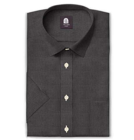 Pure Linen - Short Sleeve - Gray