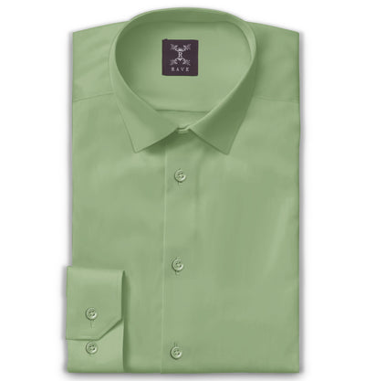 Airthreads Men's Shirt, Long Sleeve, Wrinkle-resistant Cotton Lycra, Leaf Green, Tailored Fit, Leaf Green / XXL / 6.4-6.7 Airthreads Men's Shirt, Long Sleeve, Wrinkle-resistant Cotton Lycra, Leaf Green, Tailored Fit, Leaf Green / XXL / 6.4-6.7
