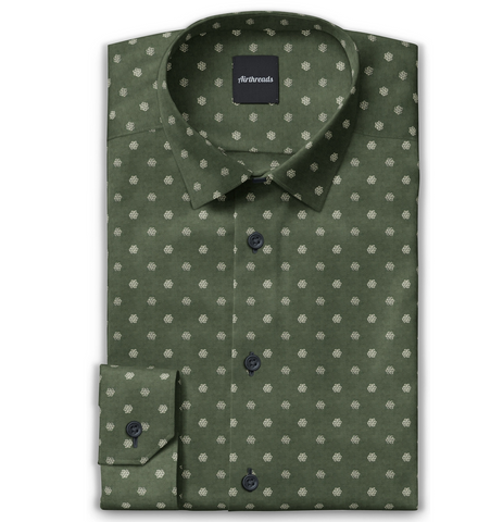 Pure Cotton - Long Sleeve - Moss Green