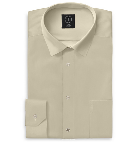 Performance Stretch - Beige - Long Sleeve
